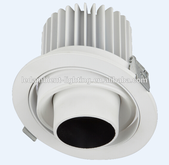 Recessed COB spot LED downlight 20W 2800k ra>90 dimmable