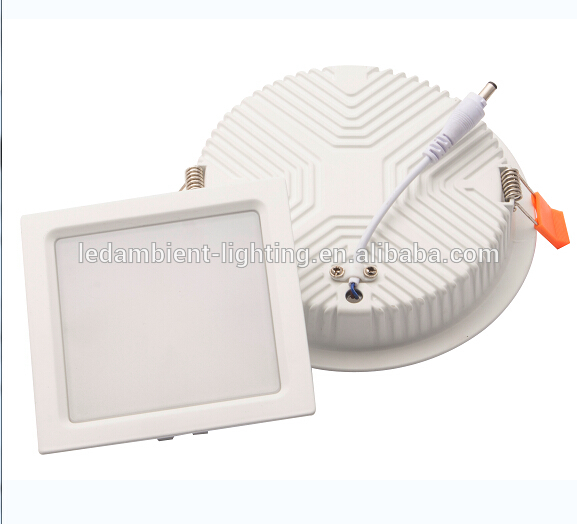 Aluminum Round Shape LED Flat Panel Wall Lamp 12W SMD Downlight
