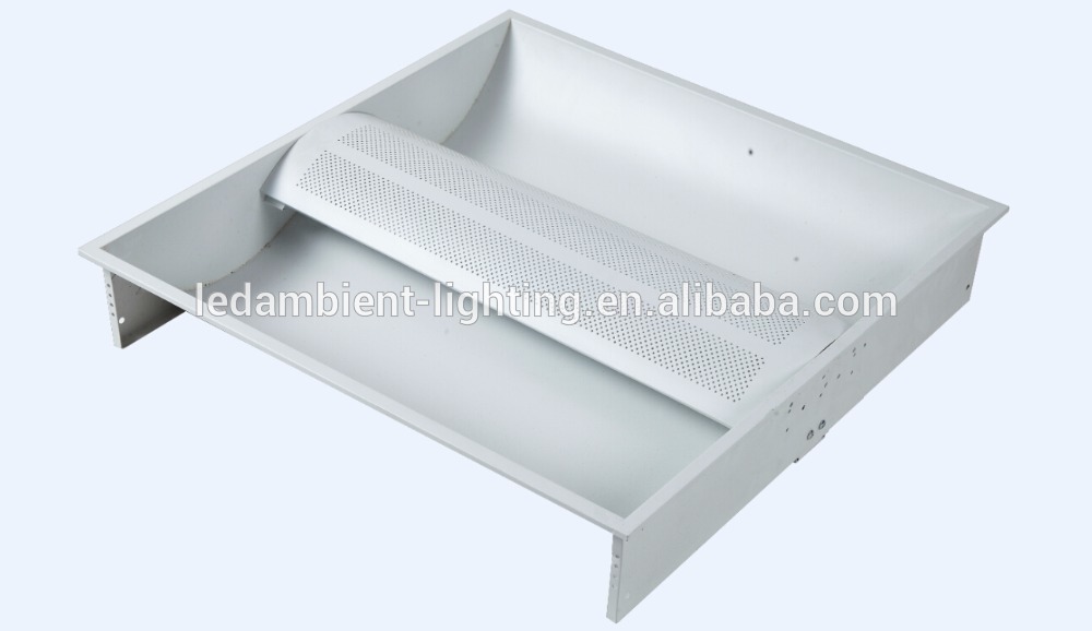 double parabolic louver light fittings 2x8w 2x16w louver type fluorescent fixtures