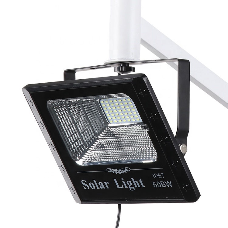 Factory Price High Power Solar Led Floodlight with Solar Panel Outdoor Lighting Waterproof IP66 100W 200W 300W Flood Light