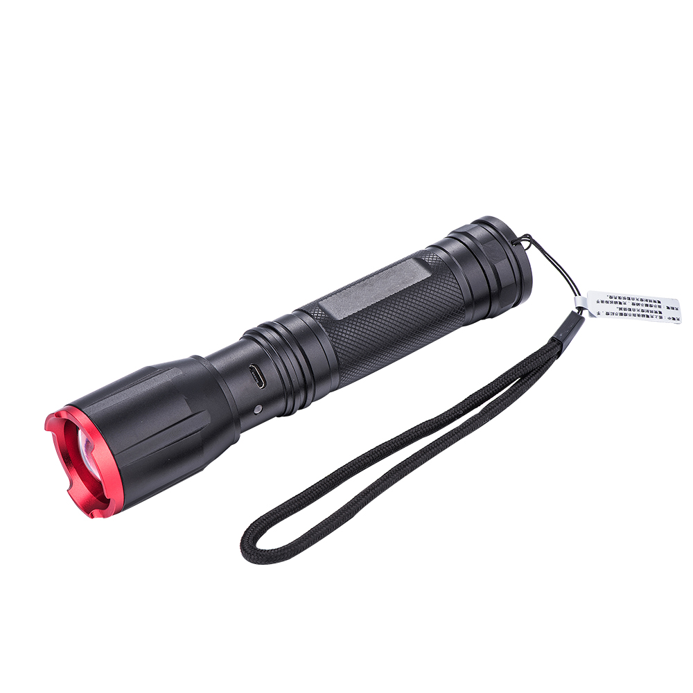 Rechargeable LED Flashlight For Car Emergency And Camping