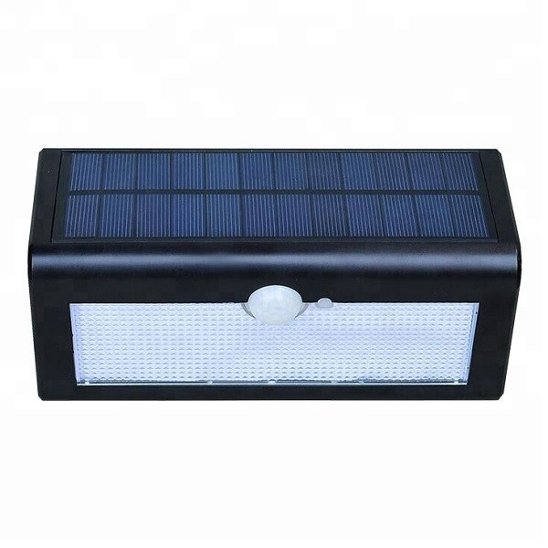 Factory Price Good Quality SMD 2835 Waterproof New Square Wall Lamp Ultra Thin Solar Sensor Led Wall Light With Battery Outdoor