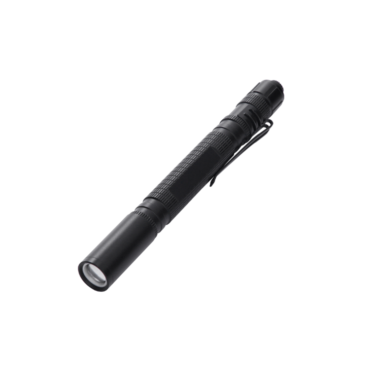 Zoomable Led Green Pen D Battery Flashlight