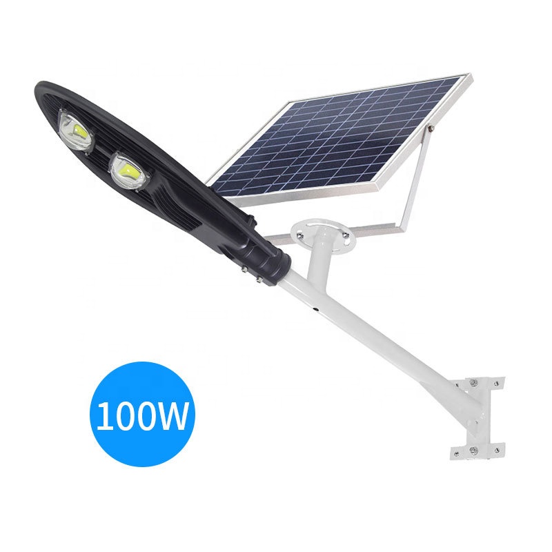 Zhongshan Factory 100W Integrated Solar Led Street Light With Battery Backup