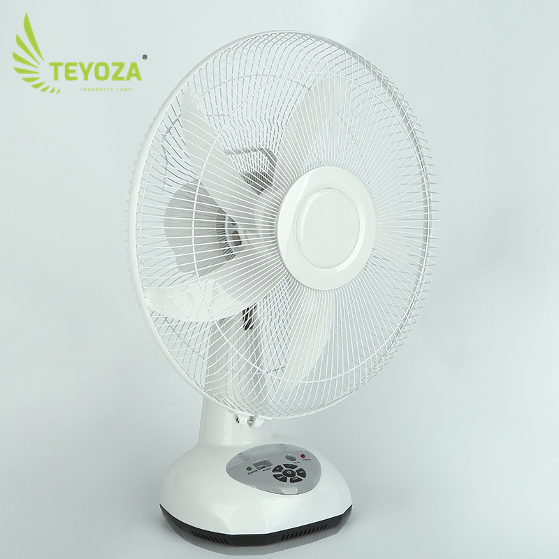 teyoza guangdong factory solar rechargeable USB table fan for phone