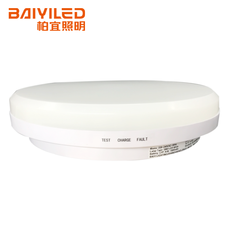 Round Surface Mounted Safety Emergency Luminaire Cheap Chinese Ceiling Light