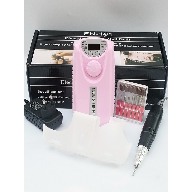 Manicure high quality portable electric portable acrylic nail drill rechargeable