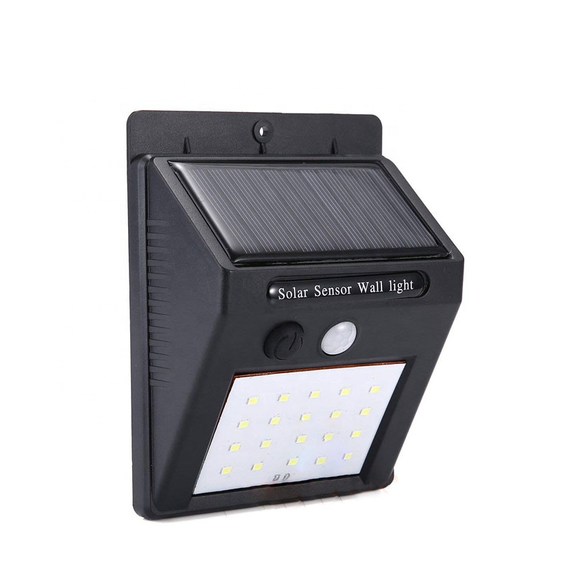 Top Selling Products Outdoor Garden Lighting Waterproof IP65 Light and Motion Sensor Solar LED Wall Lamp Wholesale Solar Lights