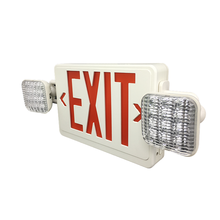 Running Man Metal Fire Escape Led Rechargeable Emergency Exit Sign Battery