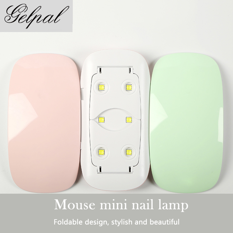 2019 HOT Portable Customizable Rechargeable Battery Type 6-12W UV LED mini Nail Lamp