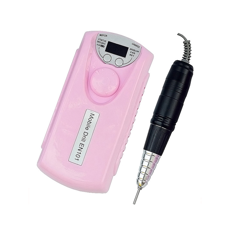 Manicure high quality portable  electric rechargeable nail drill strong 210 machine with vacuum system