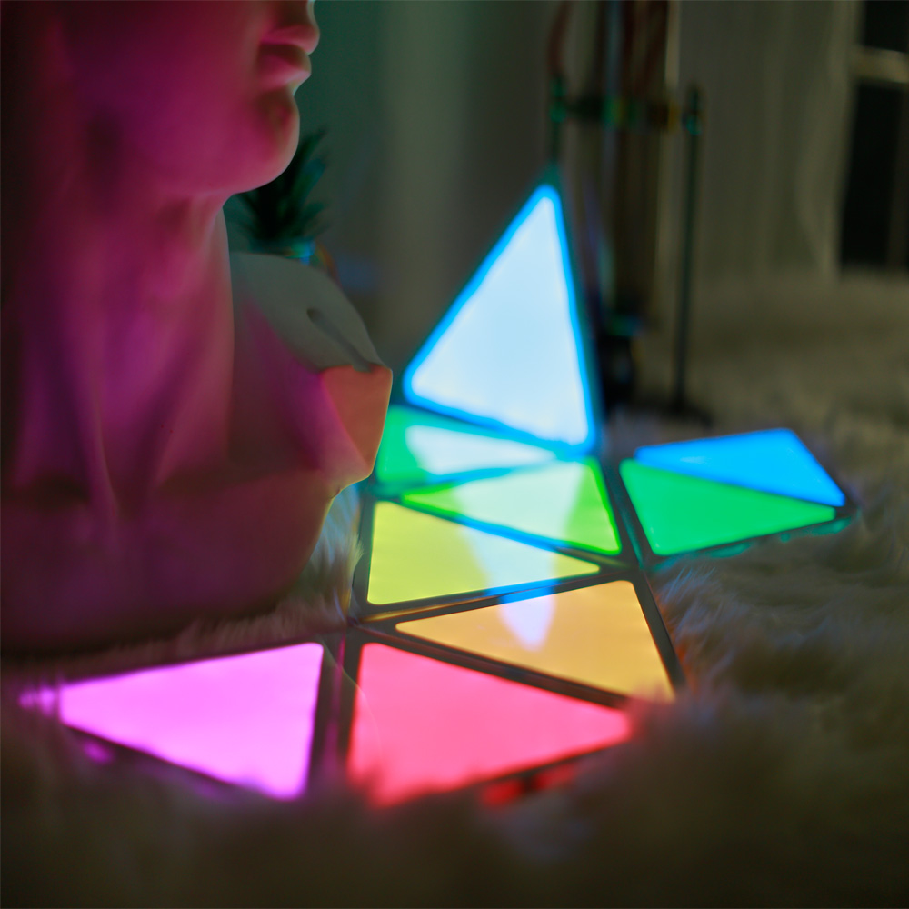 RGB CCT Triangle Led Panel Light