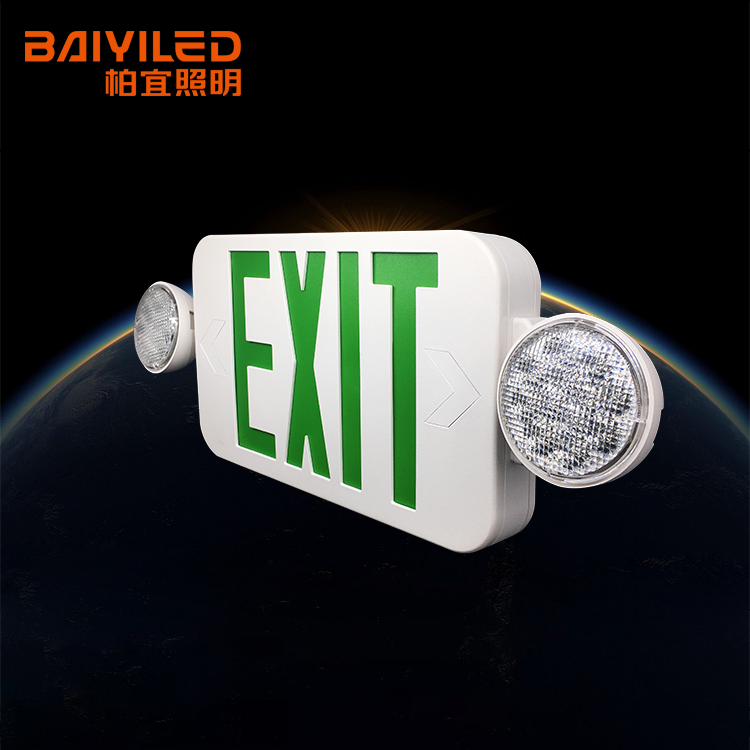 Safety Equipment Exit Ip65 Emergency Lantern Cb Two Head Light