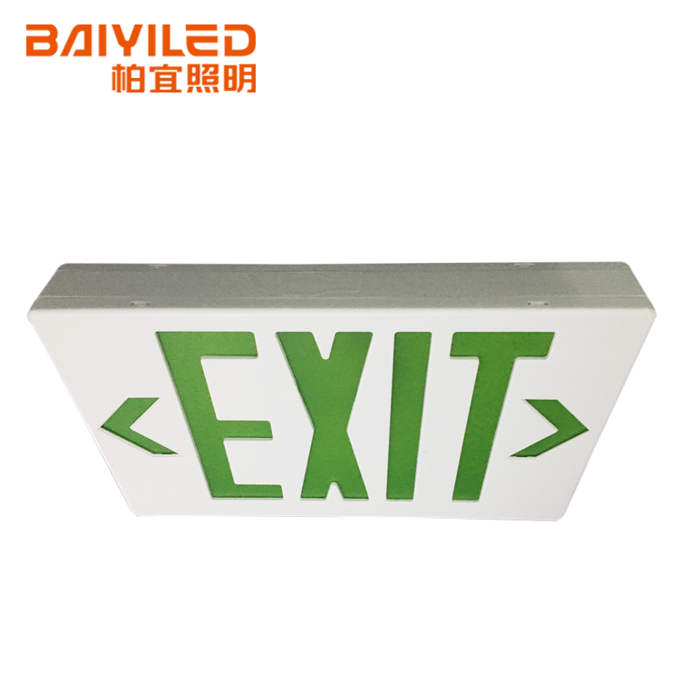 Best Selling Green Led Running Man Lighted Metal Exit Sign