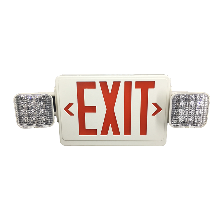 Wall Mount Twin Spot Maintained Plug Led Emergency Light Fixture