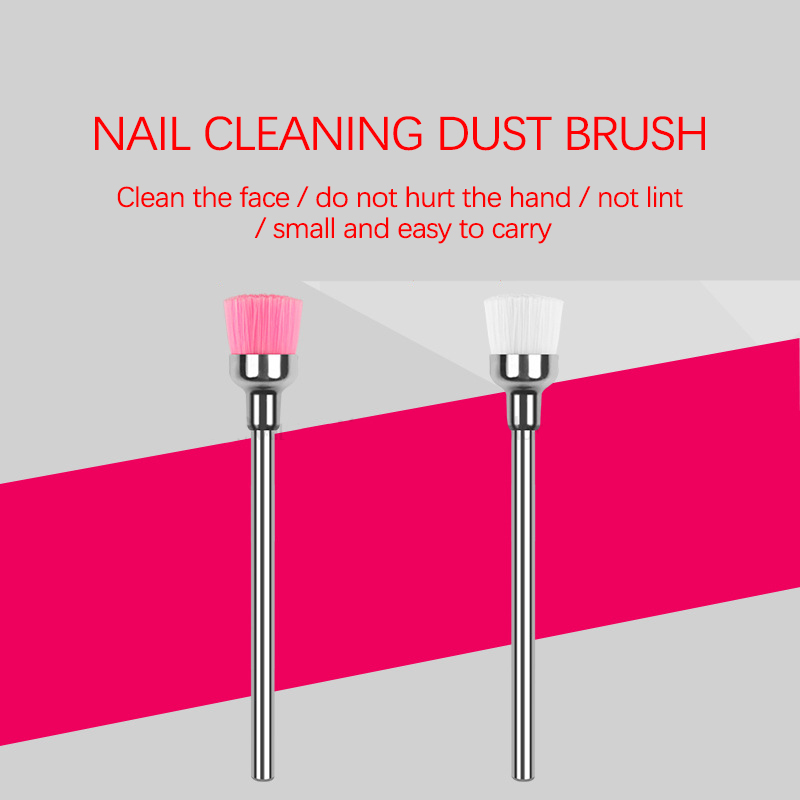 2019 Nail Drill Bit Brush Electric Nail Polishing Machine Brushes Professional Manicure Nail Dust Brush Cleaning Tools