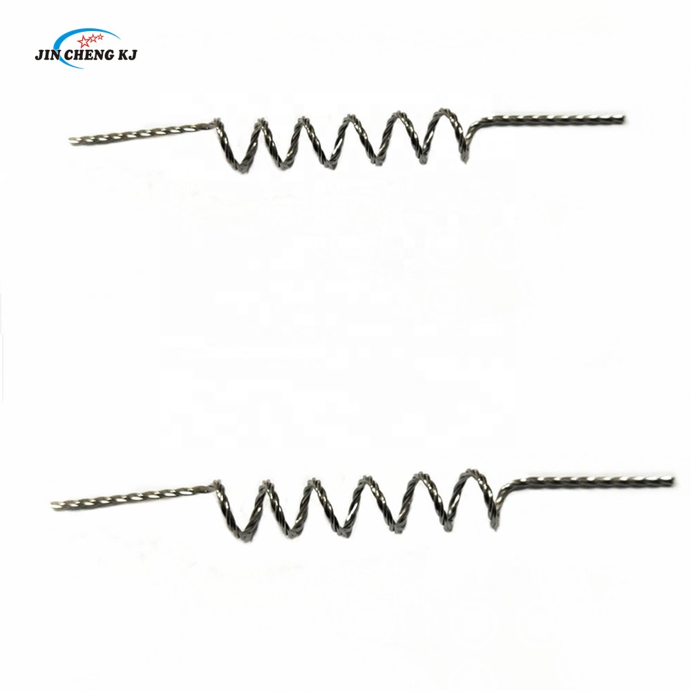 Rope vacuum coating tungsten spring wire heat element