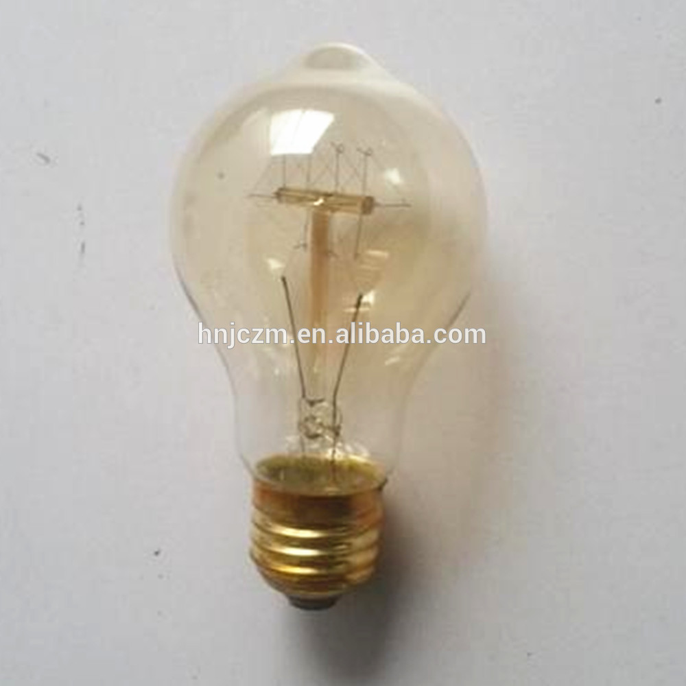 CE RoHS edison decorative  a19 A60 E27 b22 indoor pendant light clear bulb incandescent