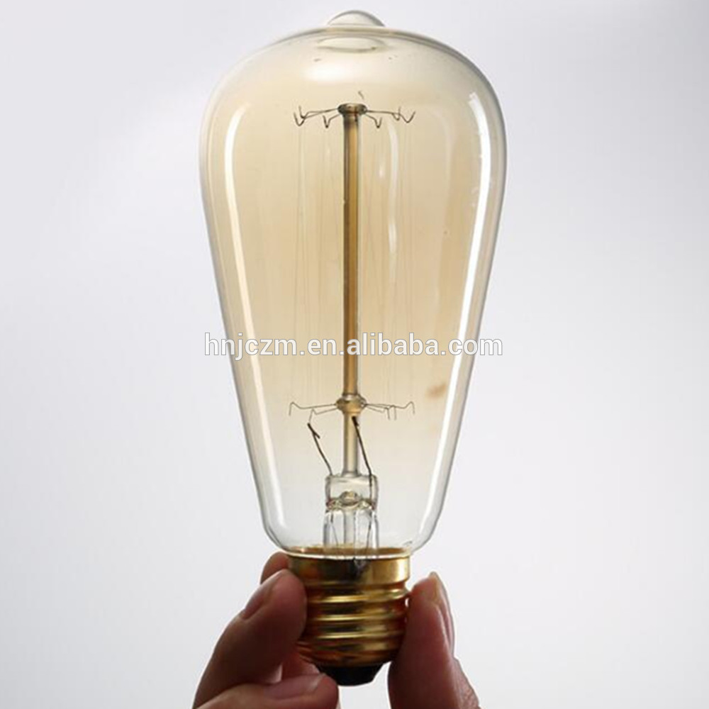 Vintage Antique Edison bulb Style Clear Glass E26 E27 220 240v 40w incandescent lamp antique pendant decorative light bulb