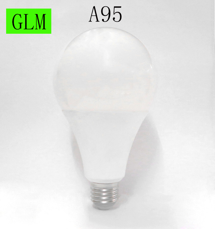 A95  LED BULB PLASTIC WITH ALUMINIUM  PARTS  SKD  22W E27 B22