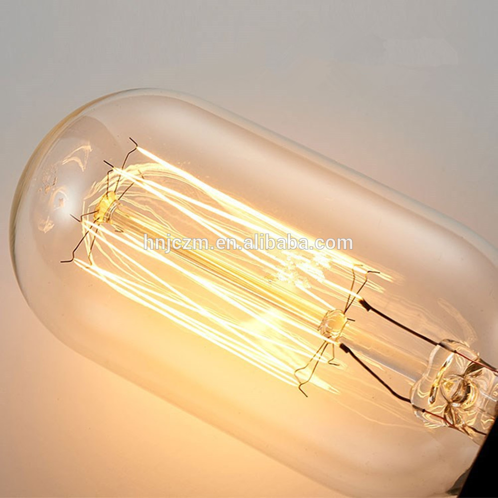 China 220V-240V Antique Incandescent Filament Lamp 25W 40W 60W e27 b22 Vintage Edison pendant Bulbs