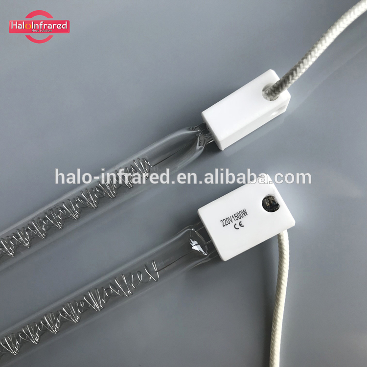 clear fast medium wave infrared heating lamp 3000w