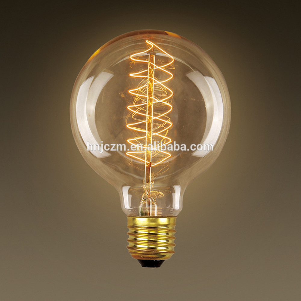 New design decorative edison filament lamp retro type 25w 40w 60w  E27 B22  vintage amber energy saving light edison bulb