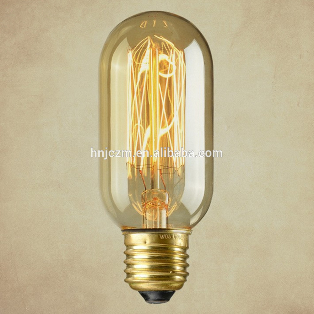 Dimmable E26 Decorative Light bulb 25W 40W 60W Antique Tungsten A19 T45 ST64 incandescent edison vintage pendant lamp