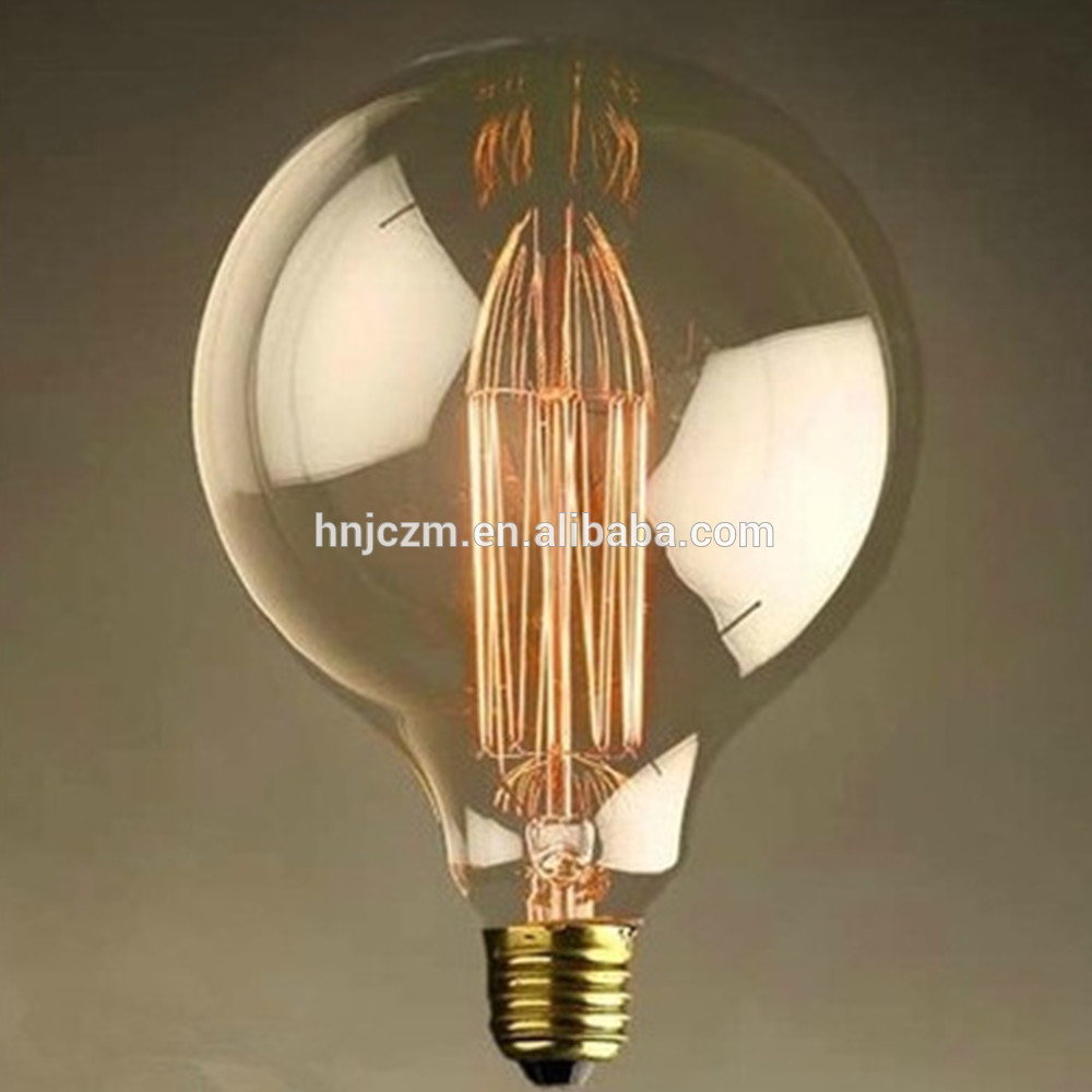 Vintage Indoor Dimmable Retro Vintage Warm White Incandescent Clear Glass tungsten filament edison lamp e27