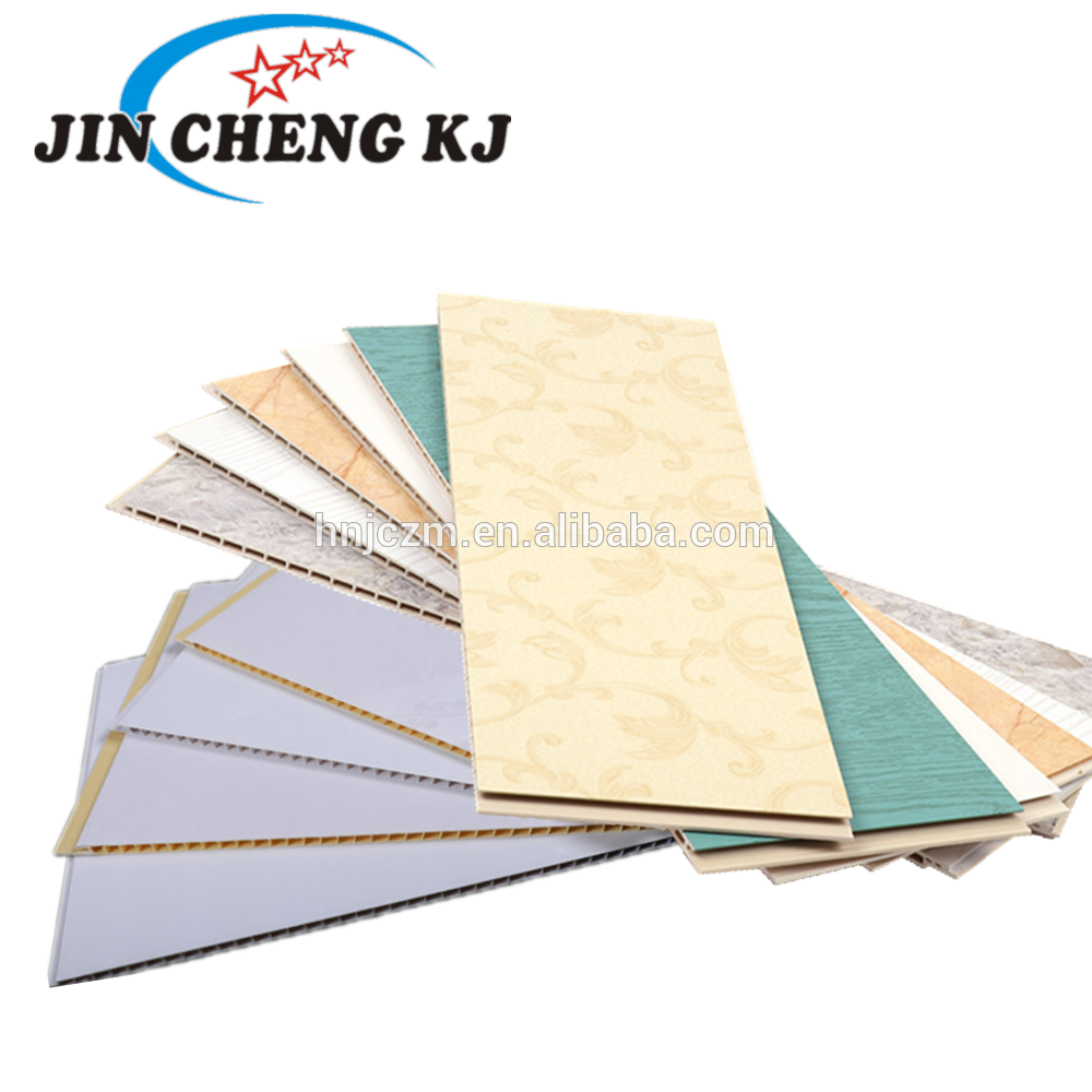 Low price fireproof decorate laminated PVC wall panel for indoor decoration