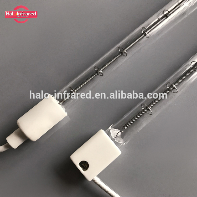 shortwave infrared heating quartz tube lamp