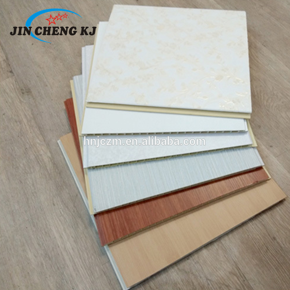 Many kinds of decorative pattern colorful acoustic pvc hard wall panel decoration house