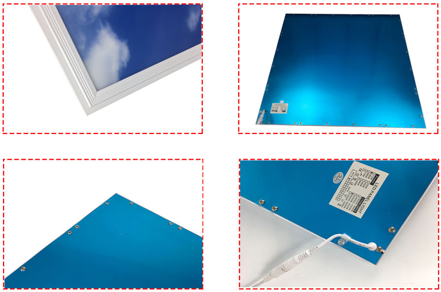 LED 40w sky white cloud ceiling panel lighting 3D 600x600 led panel light