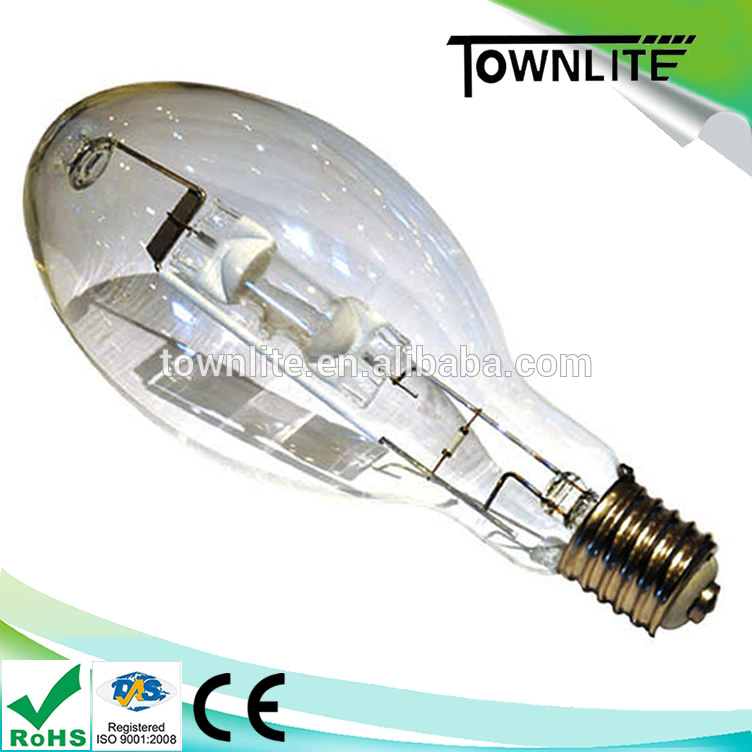 400W mh elliptical green color metal halide lamp , metal halogen light