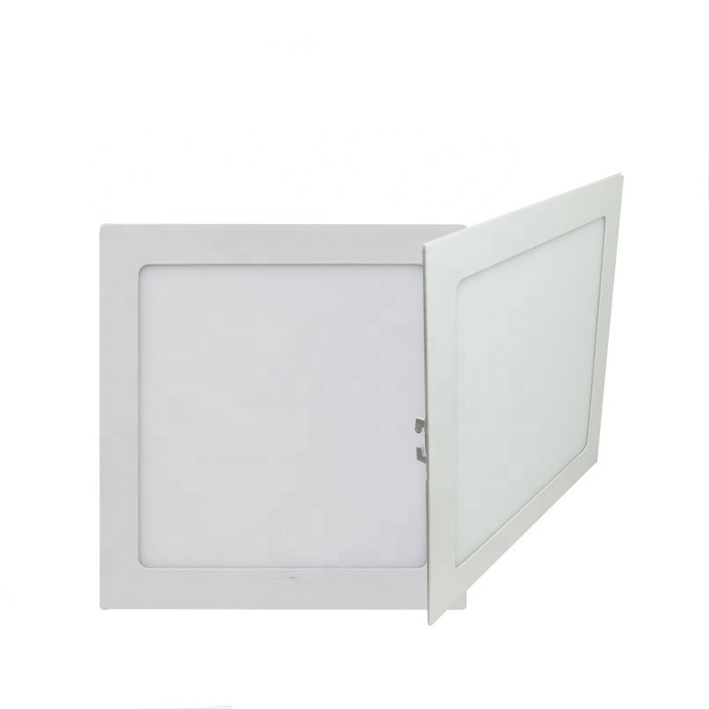 Ultra Thin Indoor Home Ceiling Aluminium  Square Recessed Panel LED Down Light 3W-24W  Square Ceiling Recessed LED Light