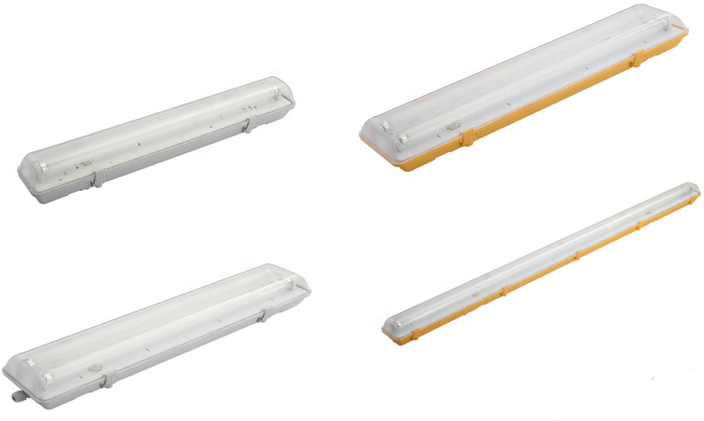 Model LLX-TriProof-258G 2 tubes led tri-proof light