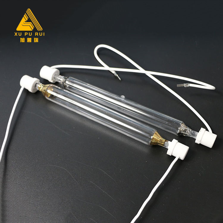 180mm 220V 1.5kw quartz glass tube uv glue drying lamp for printer