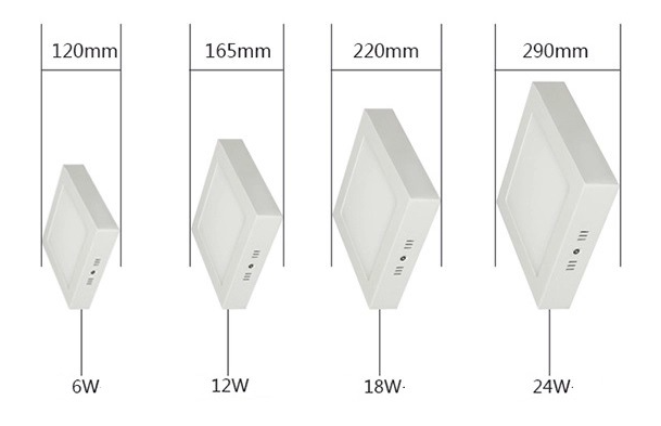 24w led light panel 30x30