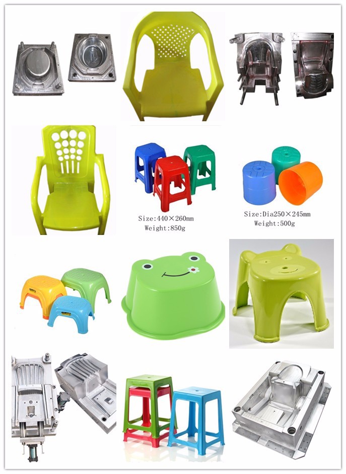 plastic moulding machinery PVC 3D plastic chair moulds china mould