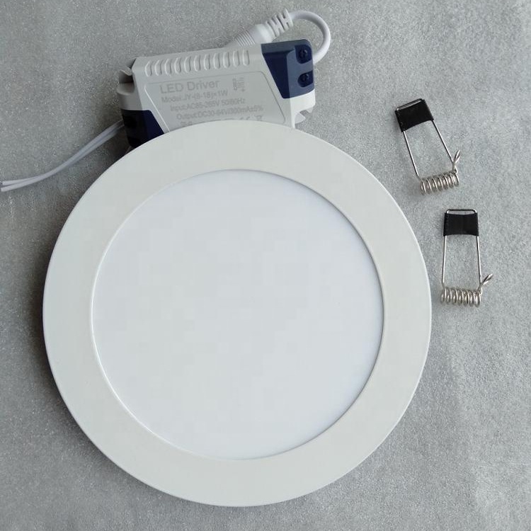 High Quality Recessed 9W SMD Panel Light Round Ultra Thin LED Downlight