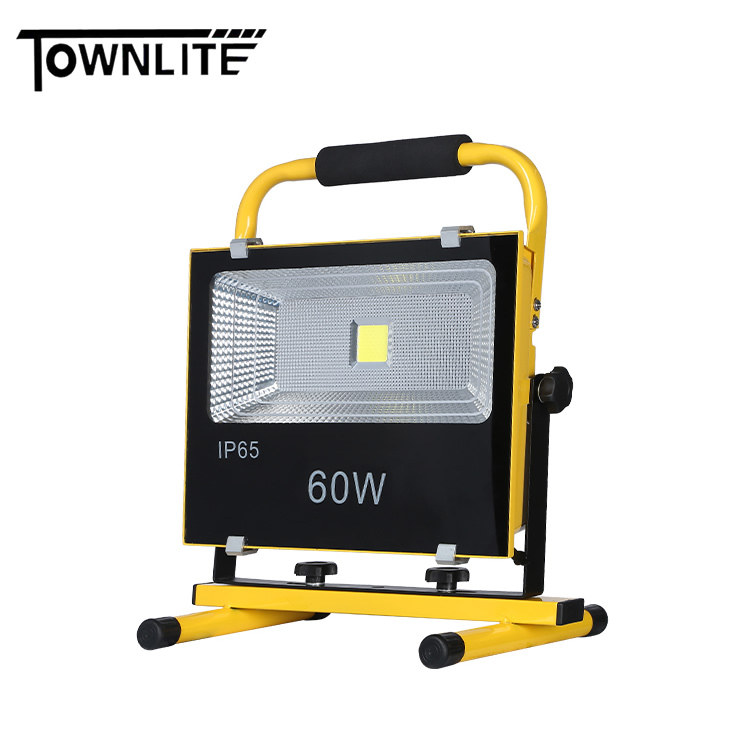 Professional factory 10w 20w 30w 50w 60w 100w rechargeable led flood light