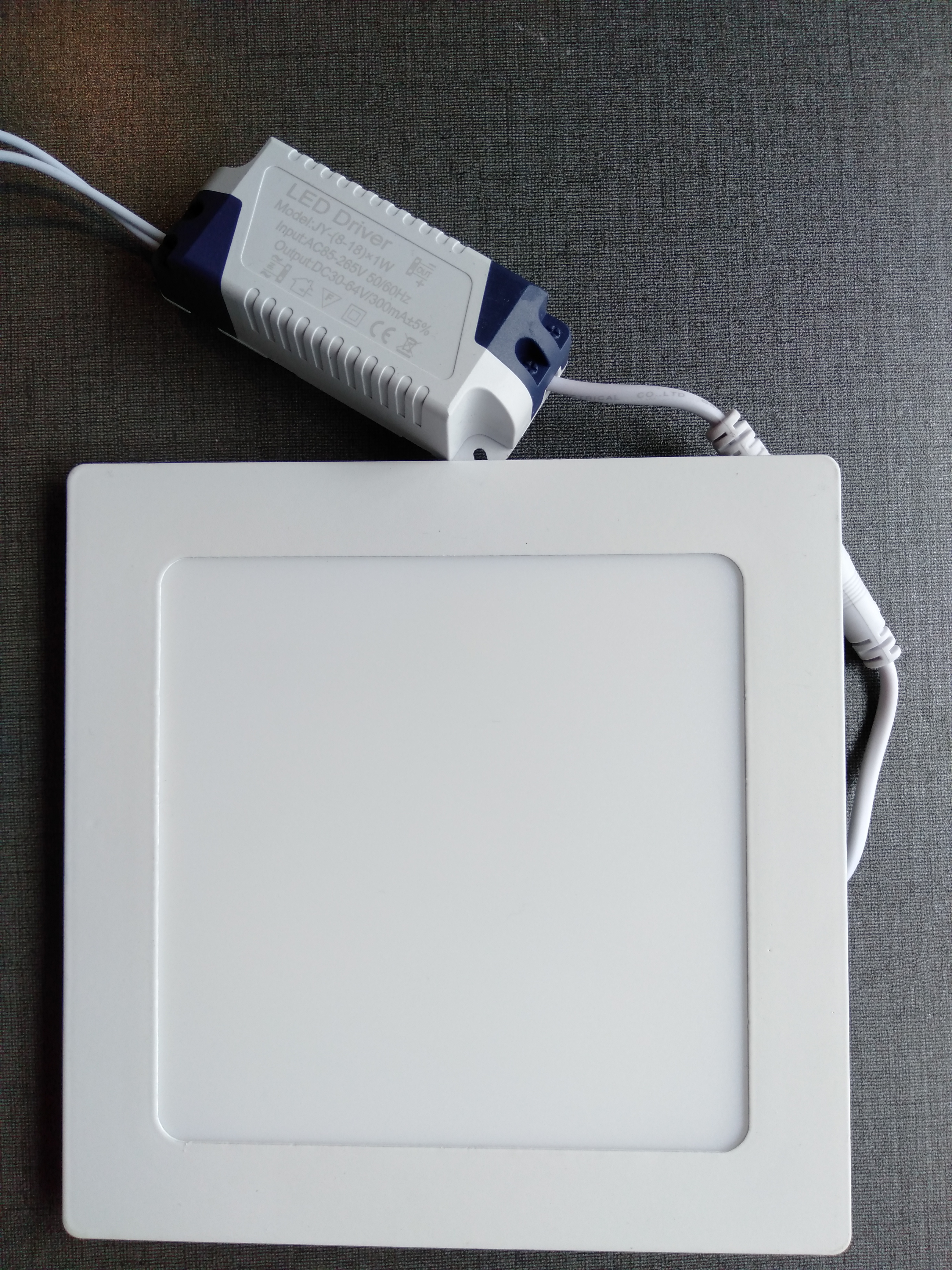 12w square led ceil panel light