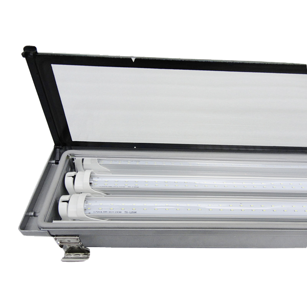 IP65 Ex Tube Fixture T8 2X18w LED Mining Lighting