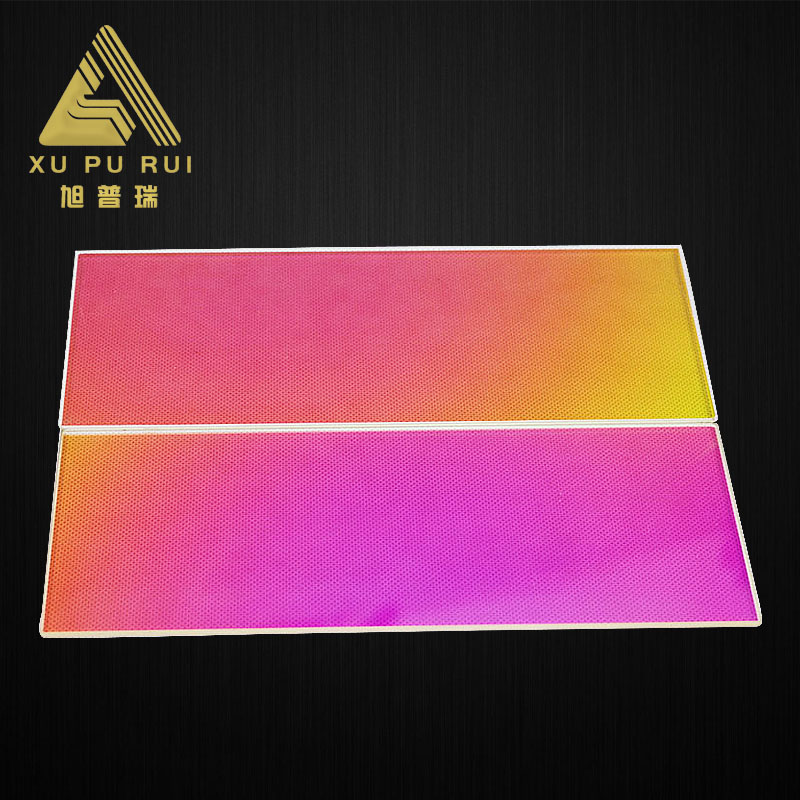 3mm thickness square colorful uv quartz glass plate for uv lamp