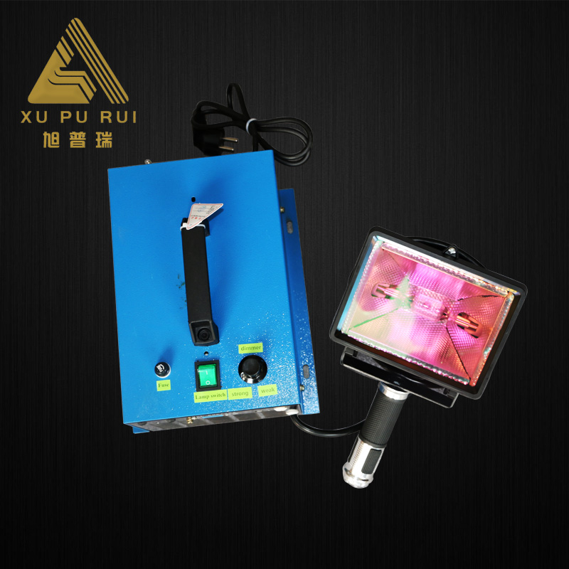 Portable ceramic 3000w 500mm hand held curing machine for uv lamp