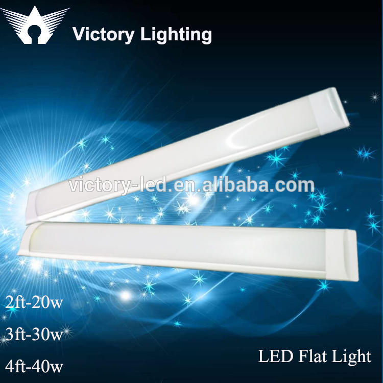 New products fancy 40w flat led tube light circuit diagram 4ft led tube flat light