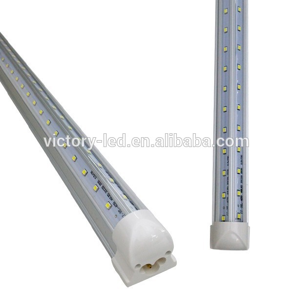 8 feet 44w led 8ft tube lights v shape led cooler light