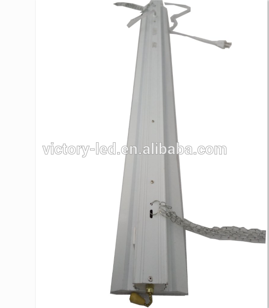 2 PCBS 4ft Aluminium Alloy housing Milk PC cover USA NEC support 40w led linear tube with bracket