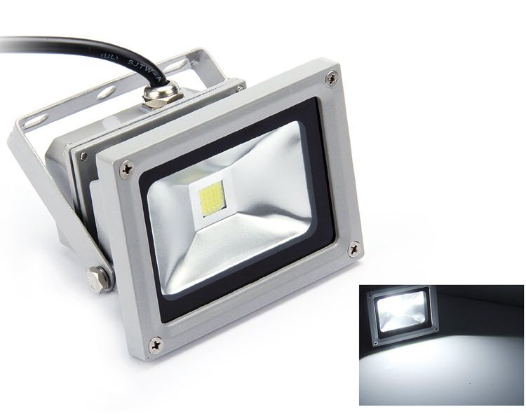 Cool White 6000K Outdoor Landscape AC85-265V Waterproof 10W LED COB Flood light