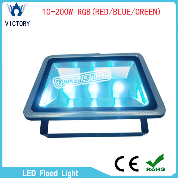 2015 high power super bright RGB 10-200W LED flood light 20000 Lumens outdoor flood light with factory wholesale price